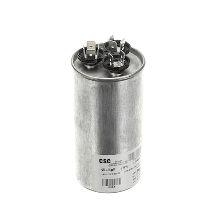 York Dual Run Capacitor, 45/5Mfd, 370V, Round S1-02425895700